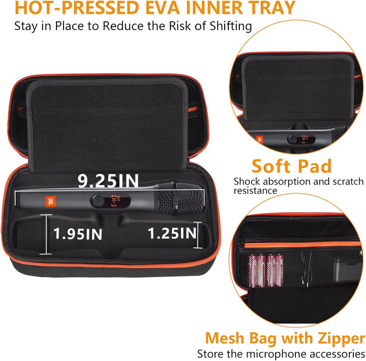 Estuche para micrófono inalámbrico compatible con el sistema de dos...
