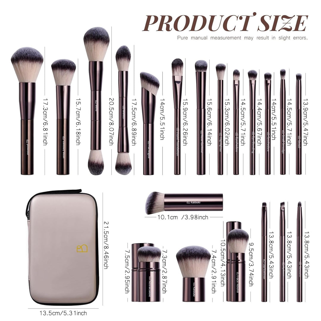 BS-MALL Kit de brochas de maquillaje \u2013 Herramientas de maquill...