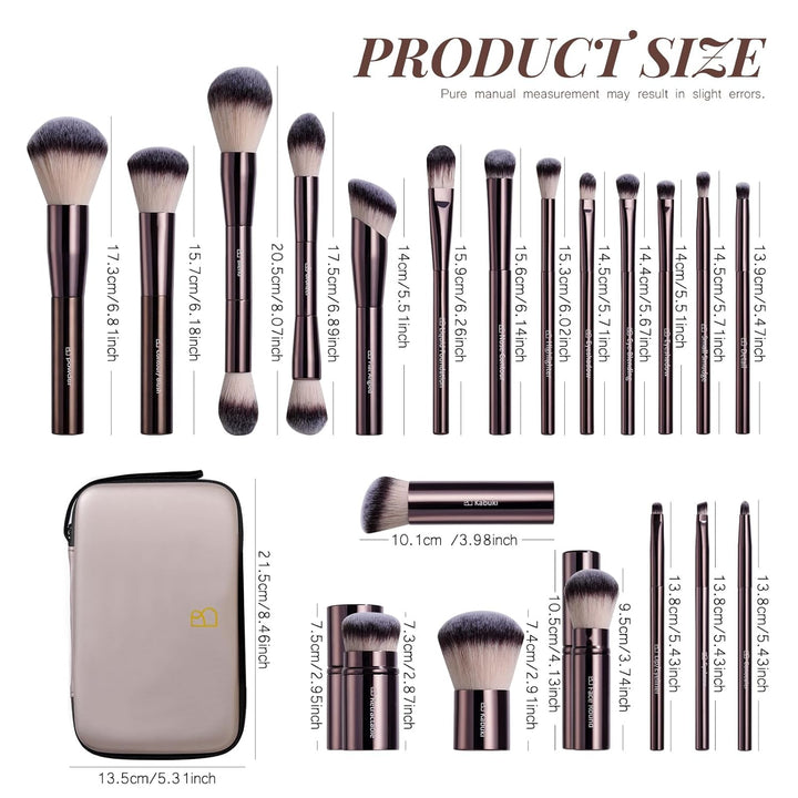 BS-MALL Kit de brochas de maquillaje \u2013 Herramientas de maquill...