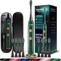 Wagner Stern WHITEN+ Cepillo de dientes eléctrico, 48,000 VPM, sensor de presión, Verde esmeralda