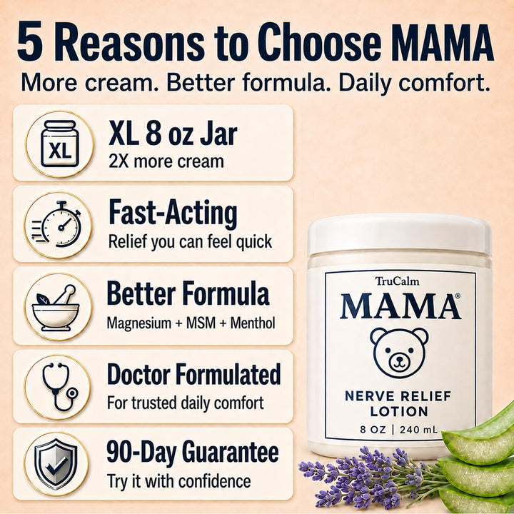 Mama Lotion \u2013 Crema para aliviar los nervios de neuropatía con...