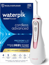 Waterpik - Irrigador de agua portátil inalámbrico avanzado, recarga...