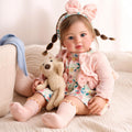 BABESIDE - Muñecas de bebé Reborn realistas de 24 pulgadas, cuerpo suave y posable