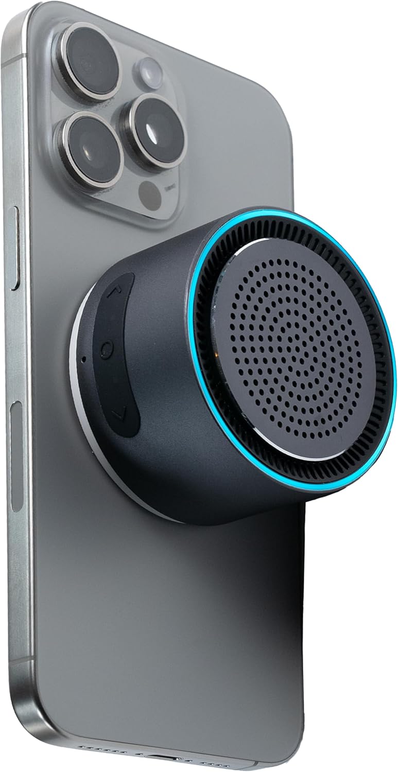 MagBeat Altavoz Bluetooth con cargador inalámbrico magnético (grafi...