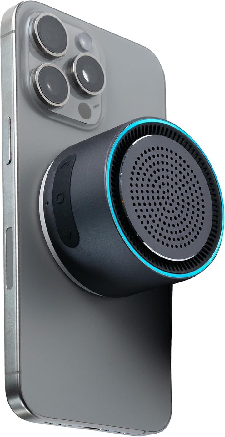 MagBeat Altavoz Bluetooth con cargador inalámbrico magnético (grafi...