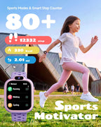 BIGGERFIVE Reloj inteligente para niños, reloj de fitness de 1.8 pies