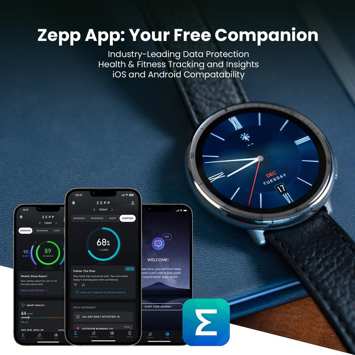 Amazfit Active 2 - Reloj inteligente de alta calidad (redondo) para...