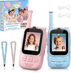 Walkie Talkies de video para niños, paquete de 2 unidades Facetime Wakey
