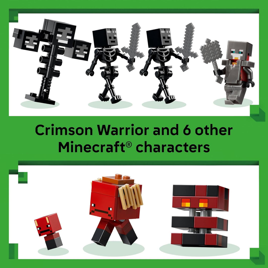 LEGO Minecraft Wither Battle Building Simulación Juguete