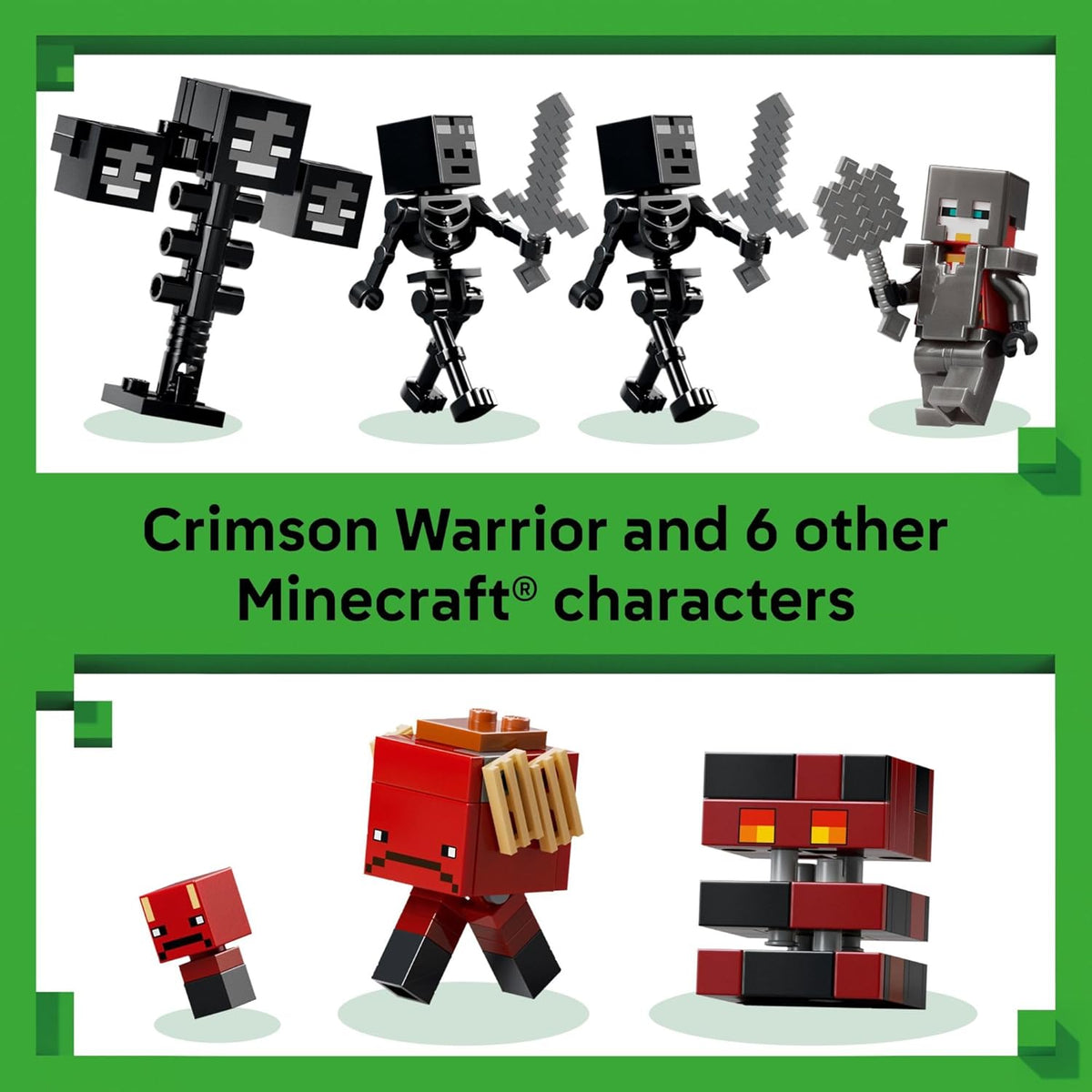LEGO Minecraft Wither Battle Building Simulación Juguete