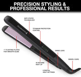 Remington Plancha plana de 1 pulgada, alisador de cabello con tecno...