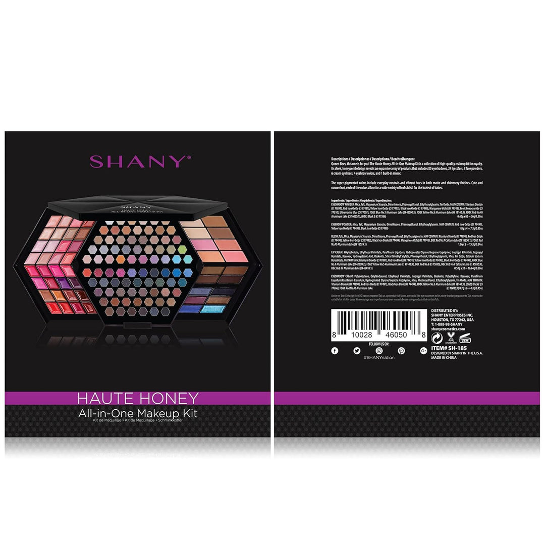 SHANY Haute Honey Juego de Maquillaje - Kit de maquillaje todo en u...