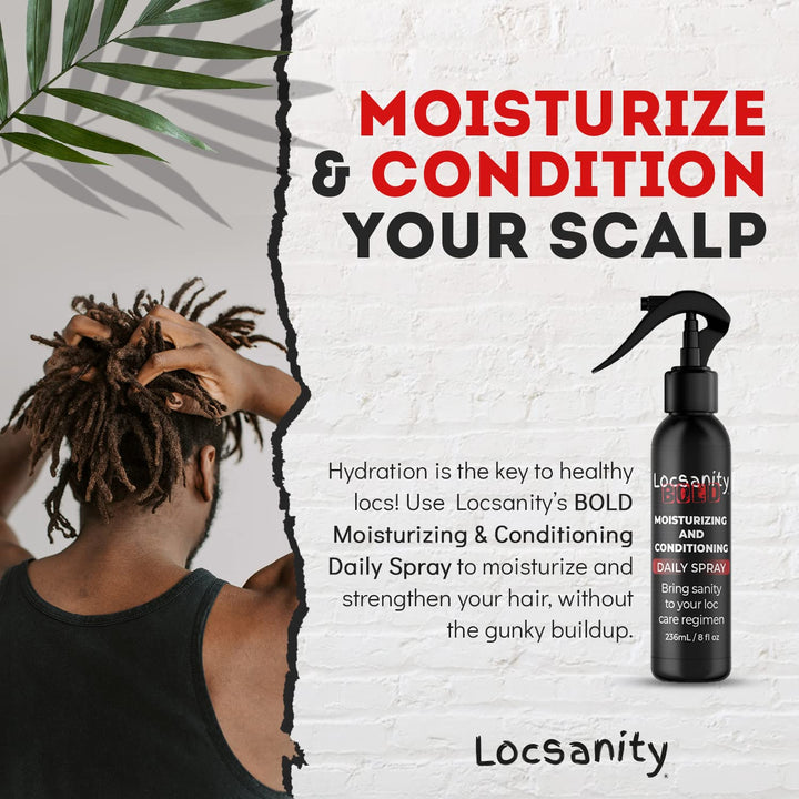 Loc Spray \u2013 Locsanity BOLD - Spray hidratante diario para rast...
