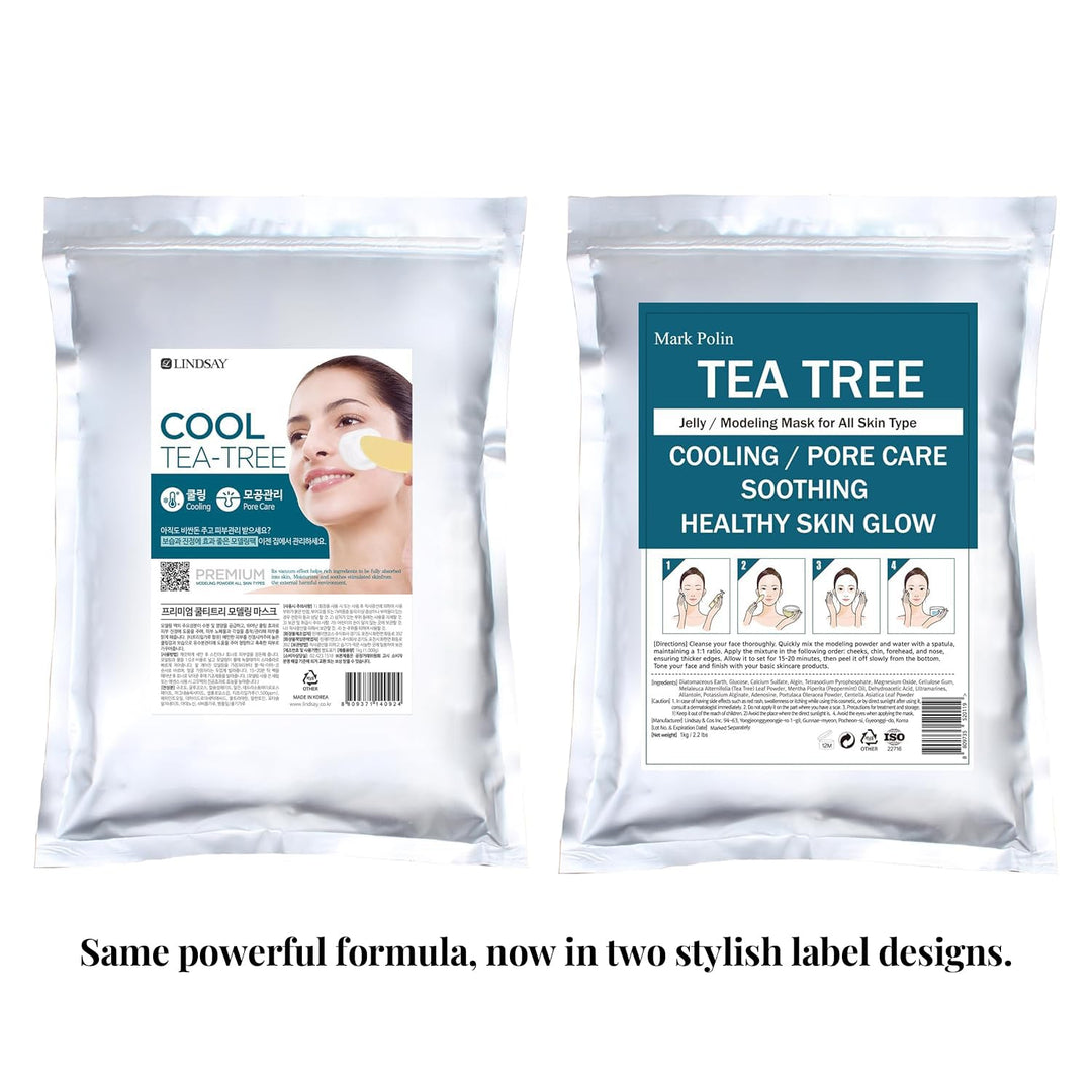 Máscara de modelado de árbol de té en polvo, máscara facial para el...