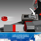 LEGO Marvel - Juego de construcción de batalla de Capitán América contra Red Hulk, juguete de los Vengadores para niños, regalo de cumpleaños para niños y niñas a partir de 7 años, incluye figura de