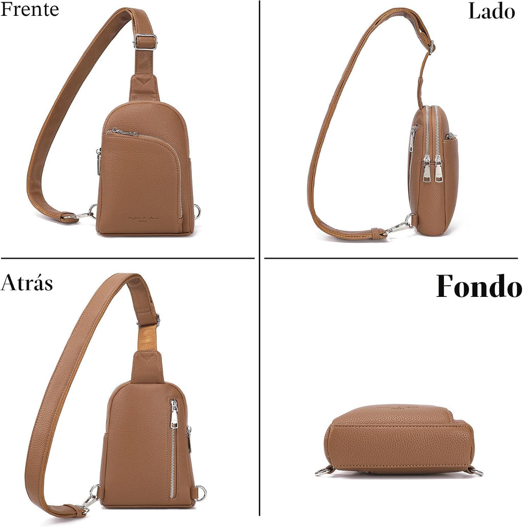 Bolso de viaje pequeño, bolso cruzado antirrobo para mujer