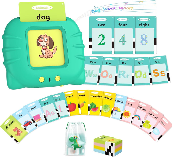 Aullsaty Tarjetas didácticas parlantes para niños de 1 a 5 años, 53...