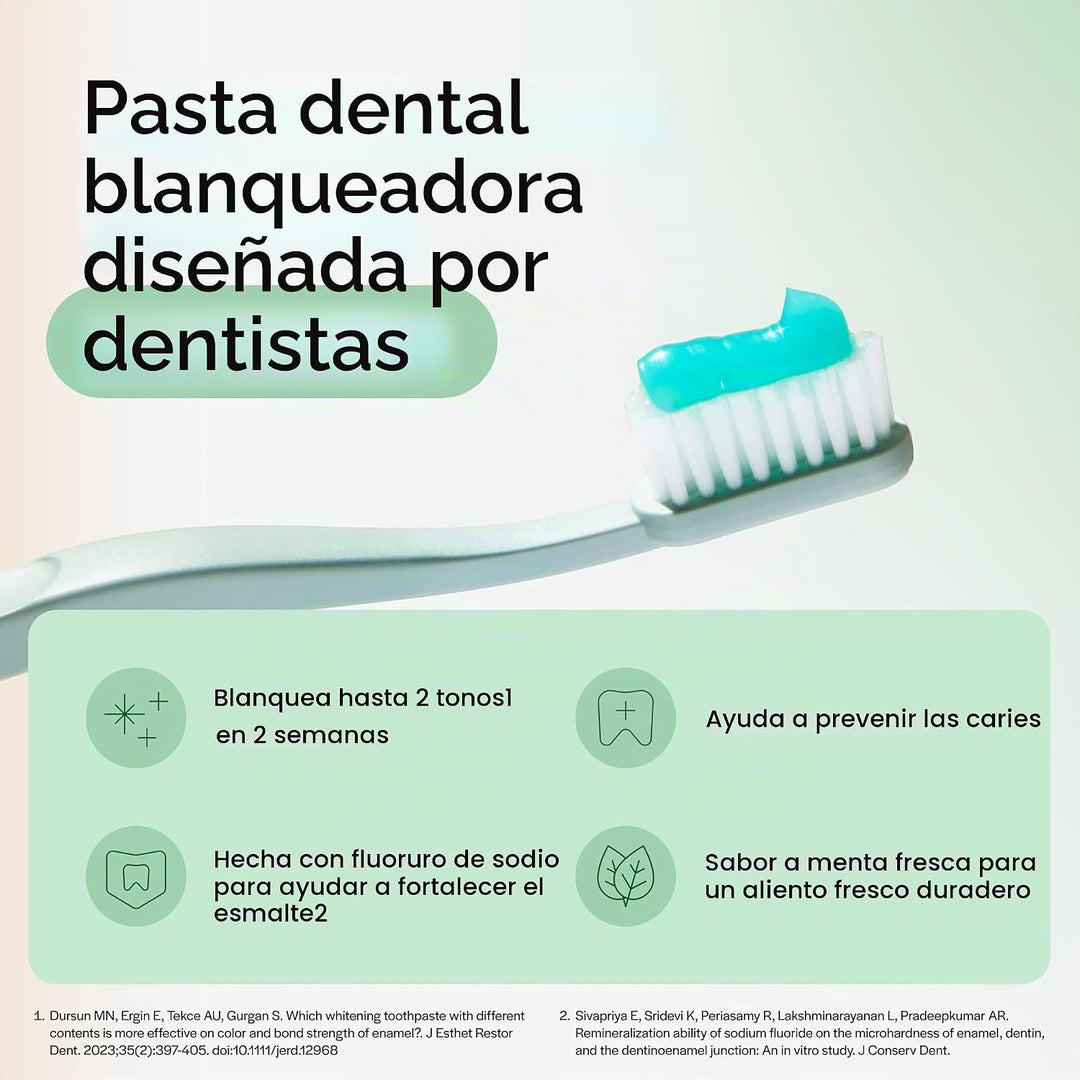 Pasta dental Blanqueadora Opalescent, menta fría con fluoruro, 4.7...