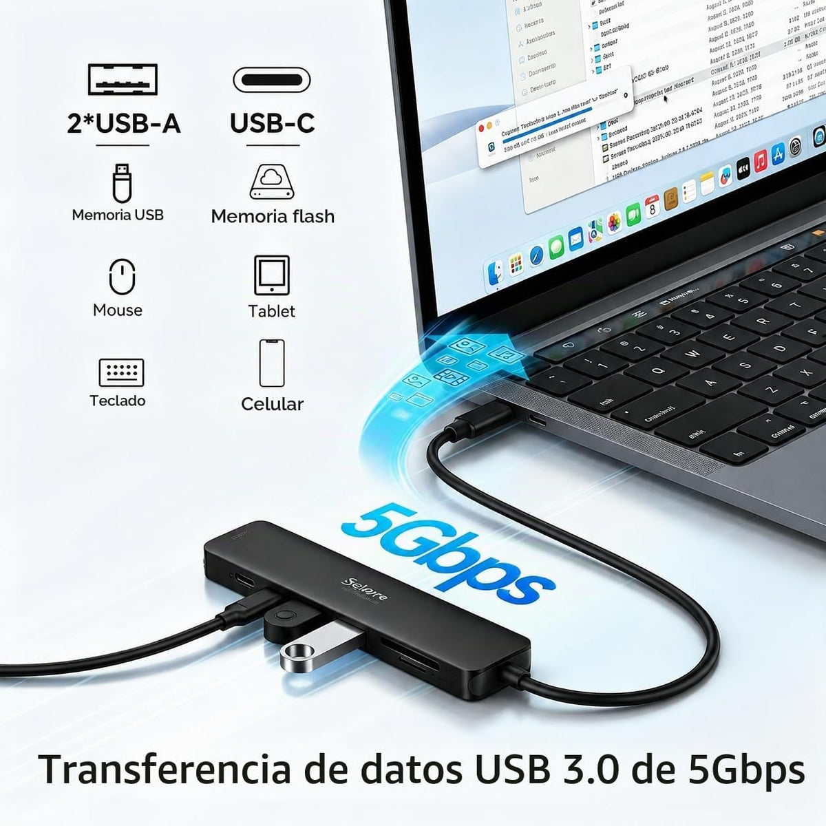 Selore&S-Global, UC0119, hub USB 3.0