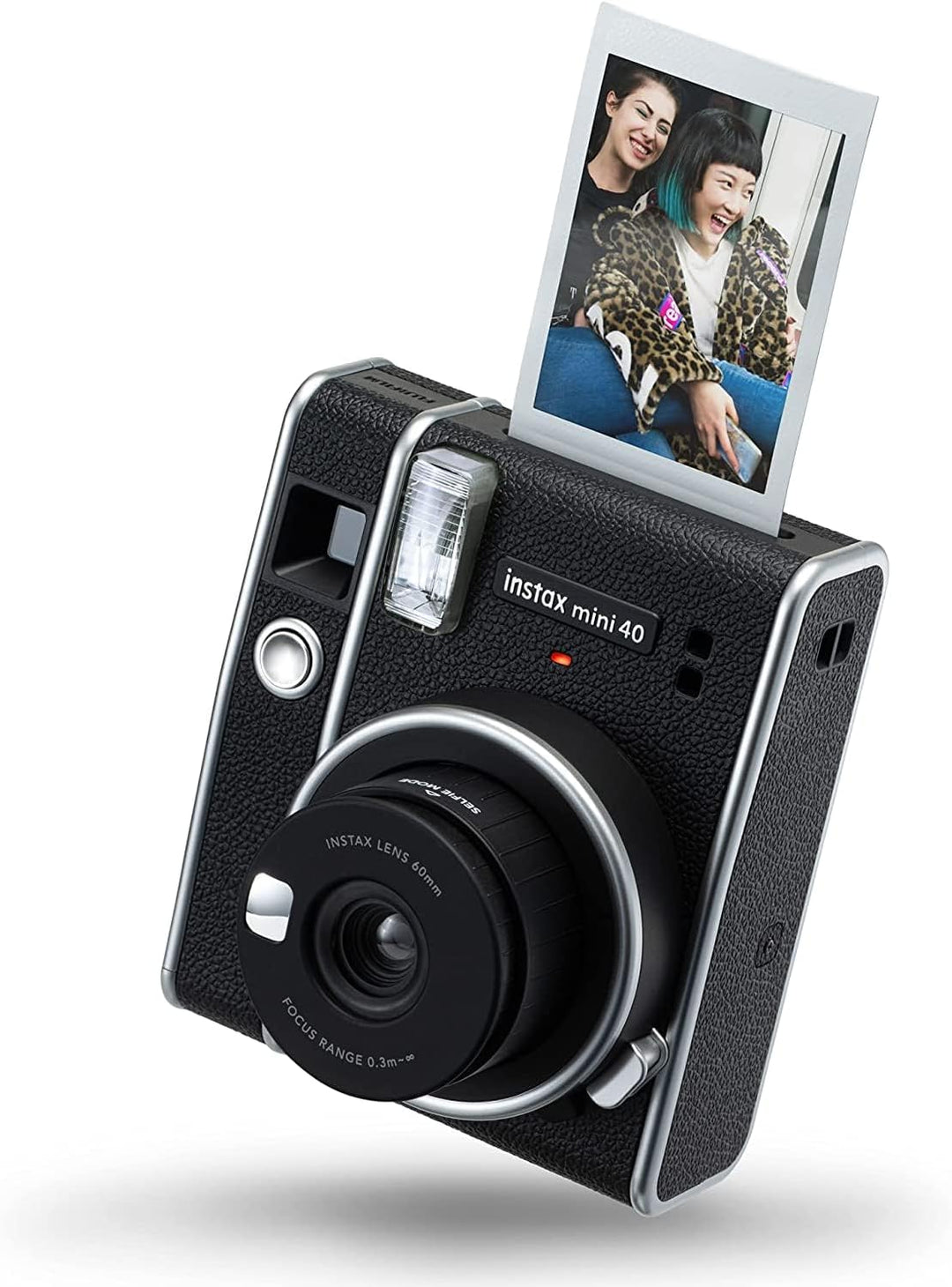 Fujifilm Cámara Instax Mini 40 de película instantánea negra + paqu...