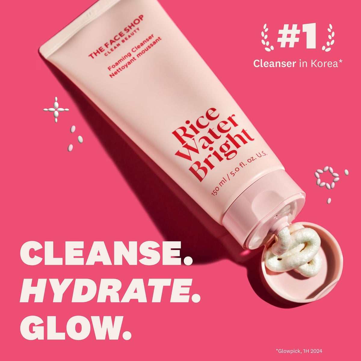 The Face Shop Rice Water Bright Dúo de Doble Limpieza con Ceramida,...