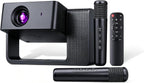 Proyector de karaoke 3 en 1 con altavoz, WiFi 1080P Bluetooth