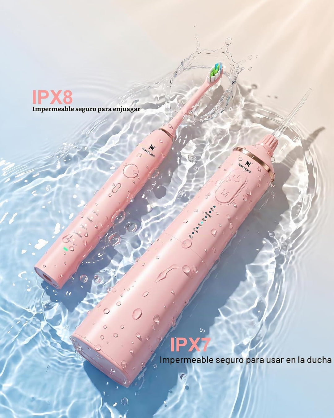 Kit de cuidado dental profesional mejorado: irrigador dental de 5 m...