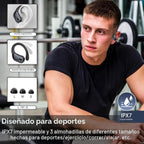 Auriculares inalámbricos Bluetooth 5.4 de 75 horas para deporte, au...