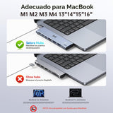 Adaptador USB C Hub HDMI para MacBook Pro\/Air M1 M2 M3 2024 2023 1...