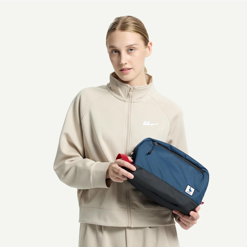 Neceser de viaje 8L, cubo de embalaje grande con compartimiento húmedo y seco de TPU impermeable