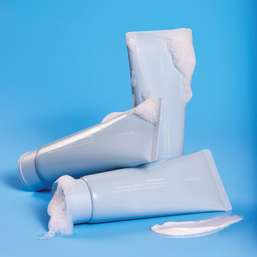 LANEIGE Espuma limpiadora de banco de agua lavado facial