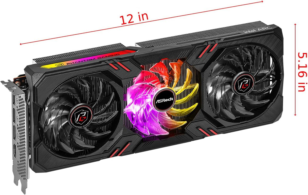ASRock Intel Arc A770 Graphics Phantom Gaming 16G OC 2200 MHz 17,5...