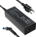 Compatible con cargador de laptop HP 65W 45W Smart Blue Tip adaptador de corriente