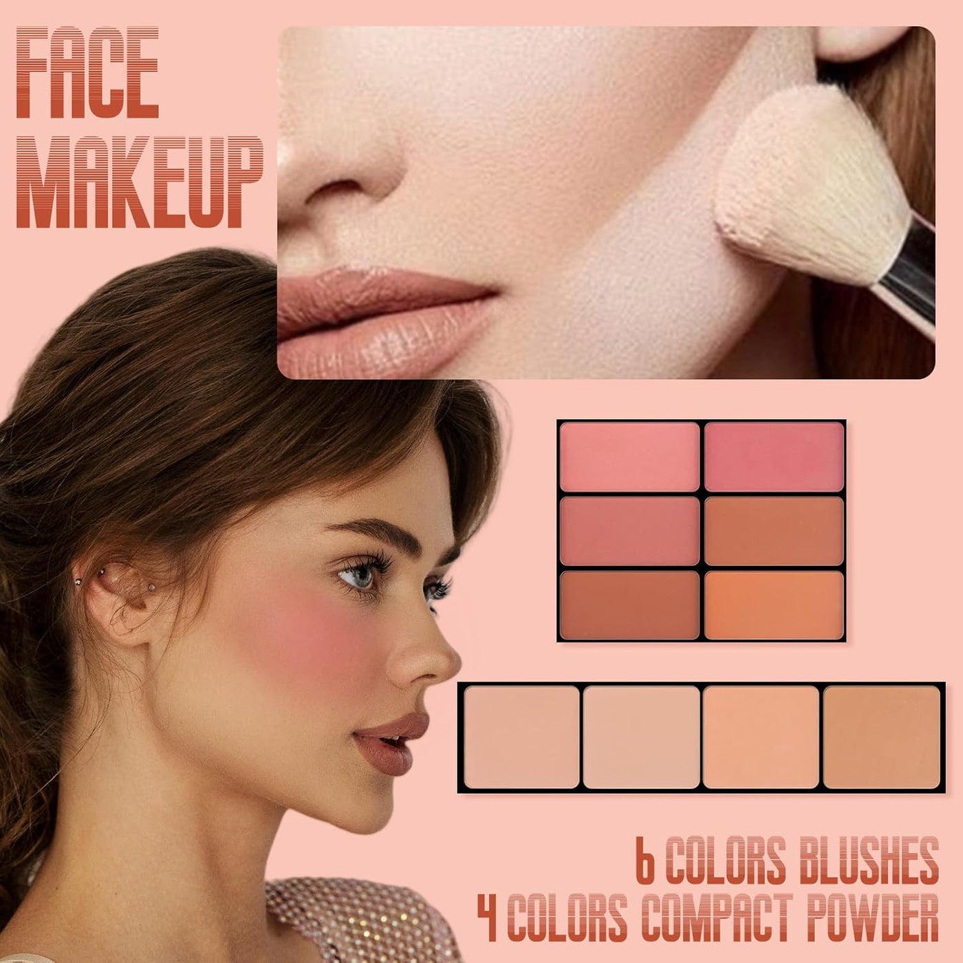 Joyeee Juego de regalo de maquillaje todo en uno, kit completo para...