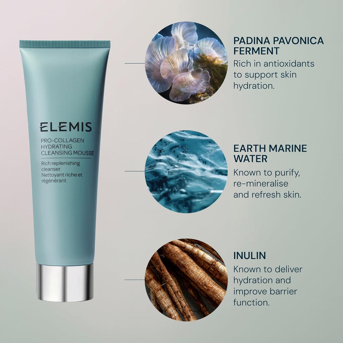 ELEMIS Espuma Limpiadora Hidratante Pro-Colágeno