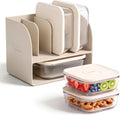 SMIRLY Recipientes de vidrio para almacenamiento de alimentos con tapas y