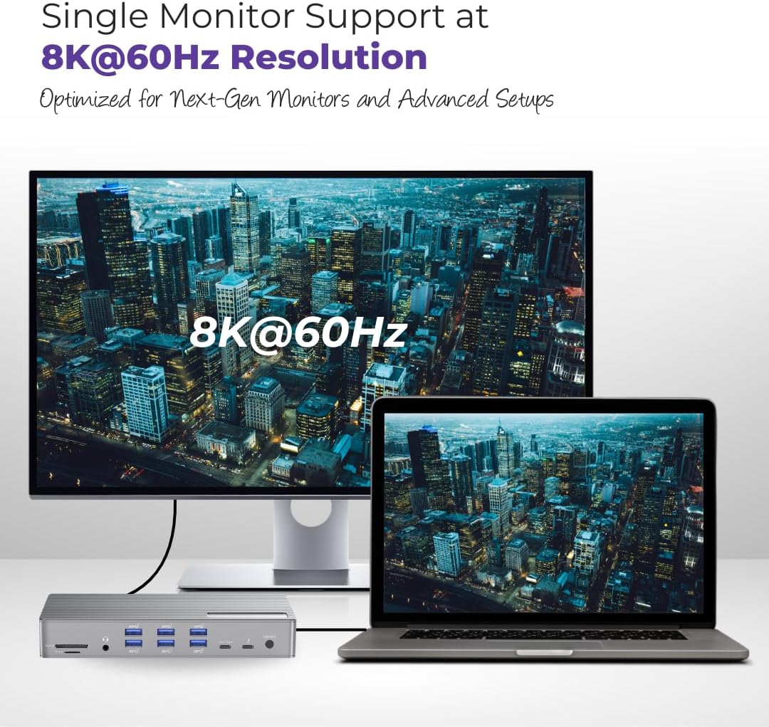 Paquete de estación de acoplamiento Thunderbolt 4 Docks