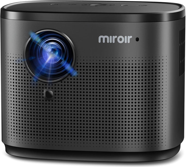 Miroir Mini proyector, proyector HD para el hogar con altavoz incor...