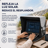 Parasol para laptop actualizado 2026 para trabajar al aire libre, s...