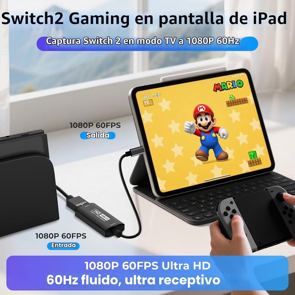 Tarjeta de captura de video, USB3.0 HDMI a dispositivo de captura
