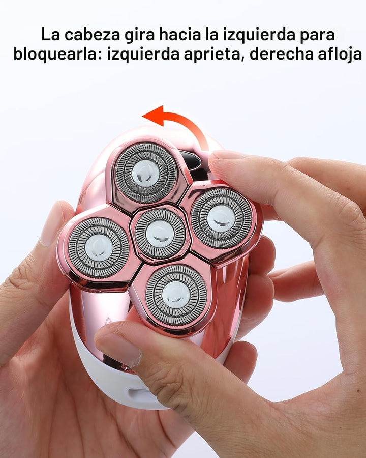 Rasuradoras eléctricas para mujeres, afeitadora corporal recargable...