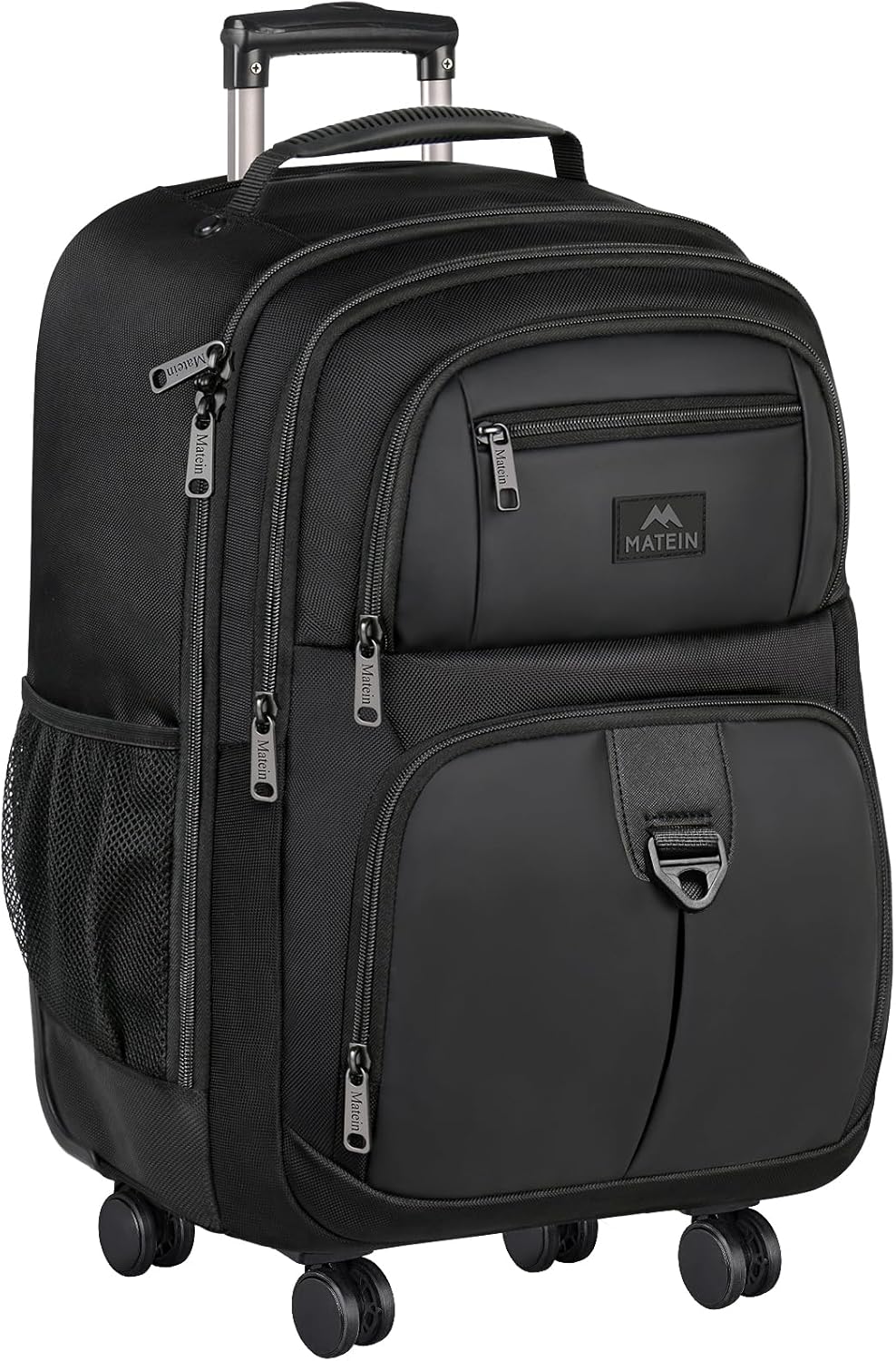 MATEIN Mochila con ruedas, bolsa grande de viaje para laptop de 18...