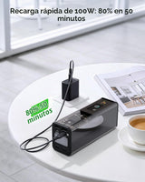 ZOUPW Banco de energía portátil de 140 W con salida de CA de onda s...