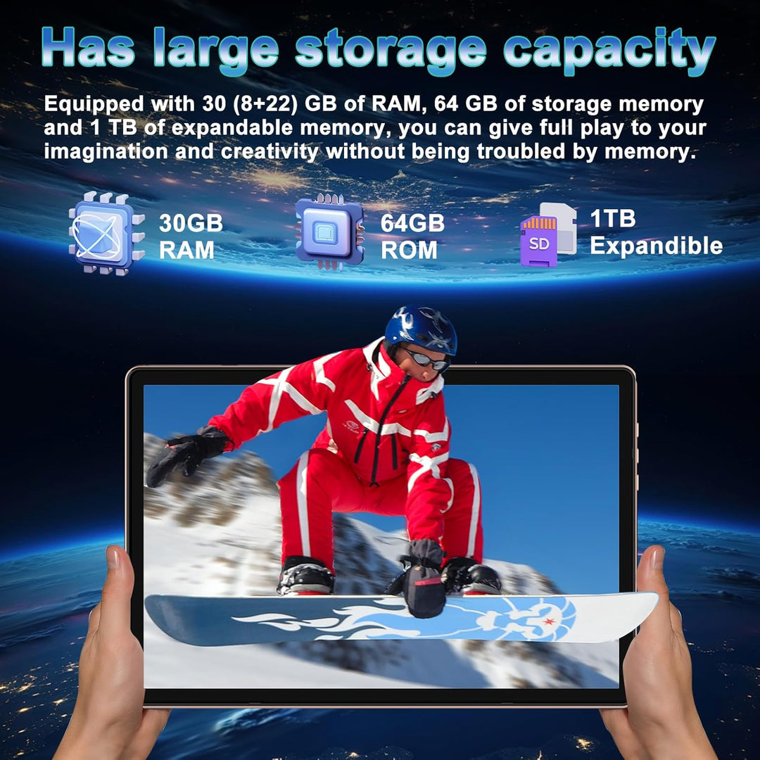 Tableta DMOAO, tableta Android 15 2026 con Gemini AI, pantalla FHD...
