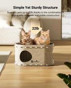 DownyPaws Casa para gatos de interior, cueva Peekaboo Cat Bed Cave