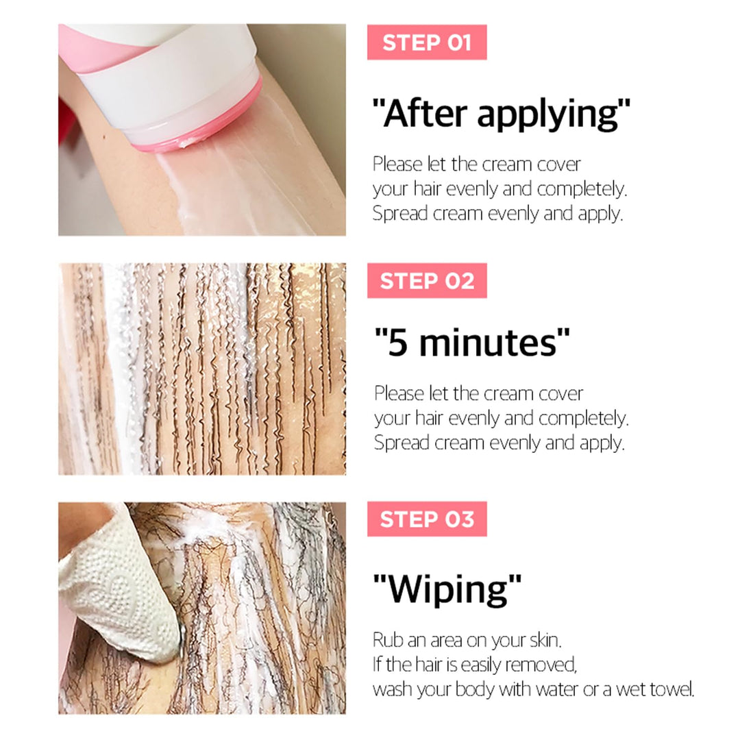 Gel depilatorio sin dolor para el área del bikini, tratamiento para...