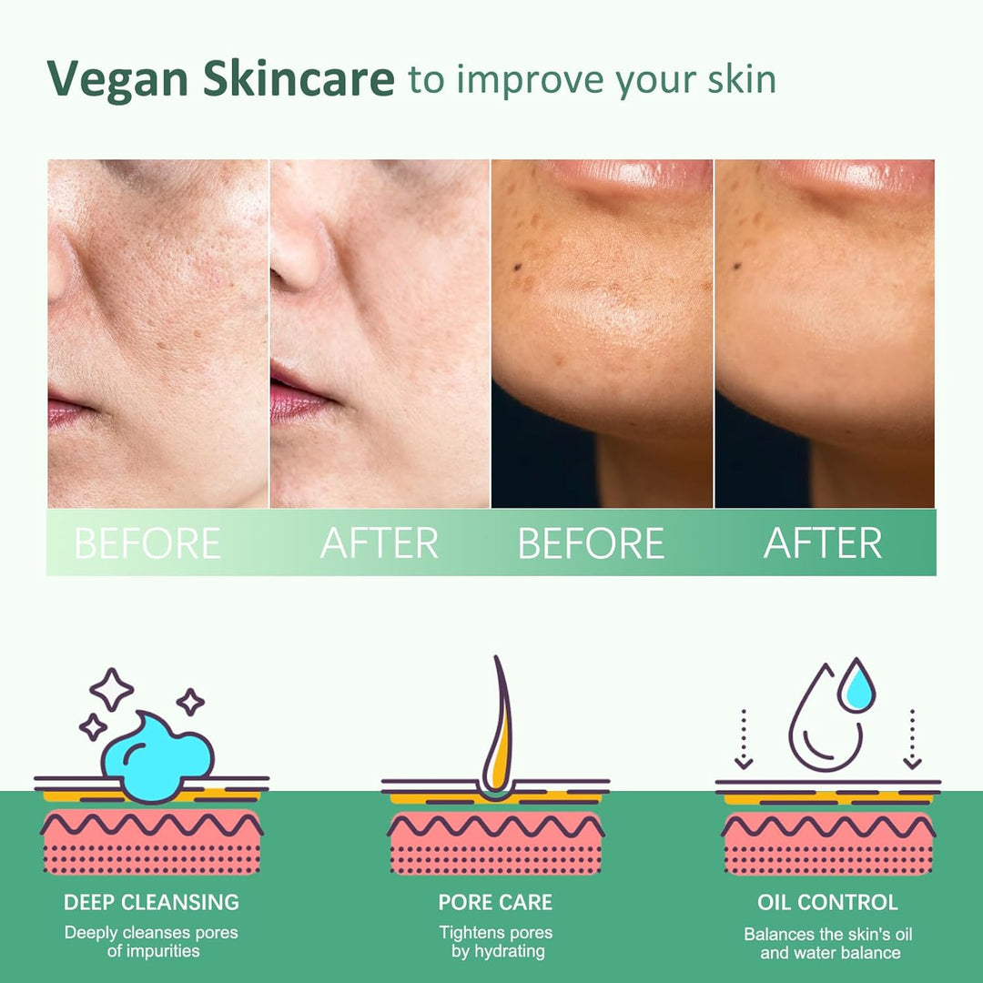 Mascarilla facial de colágeno natural puro de algas marinas, sin fr...