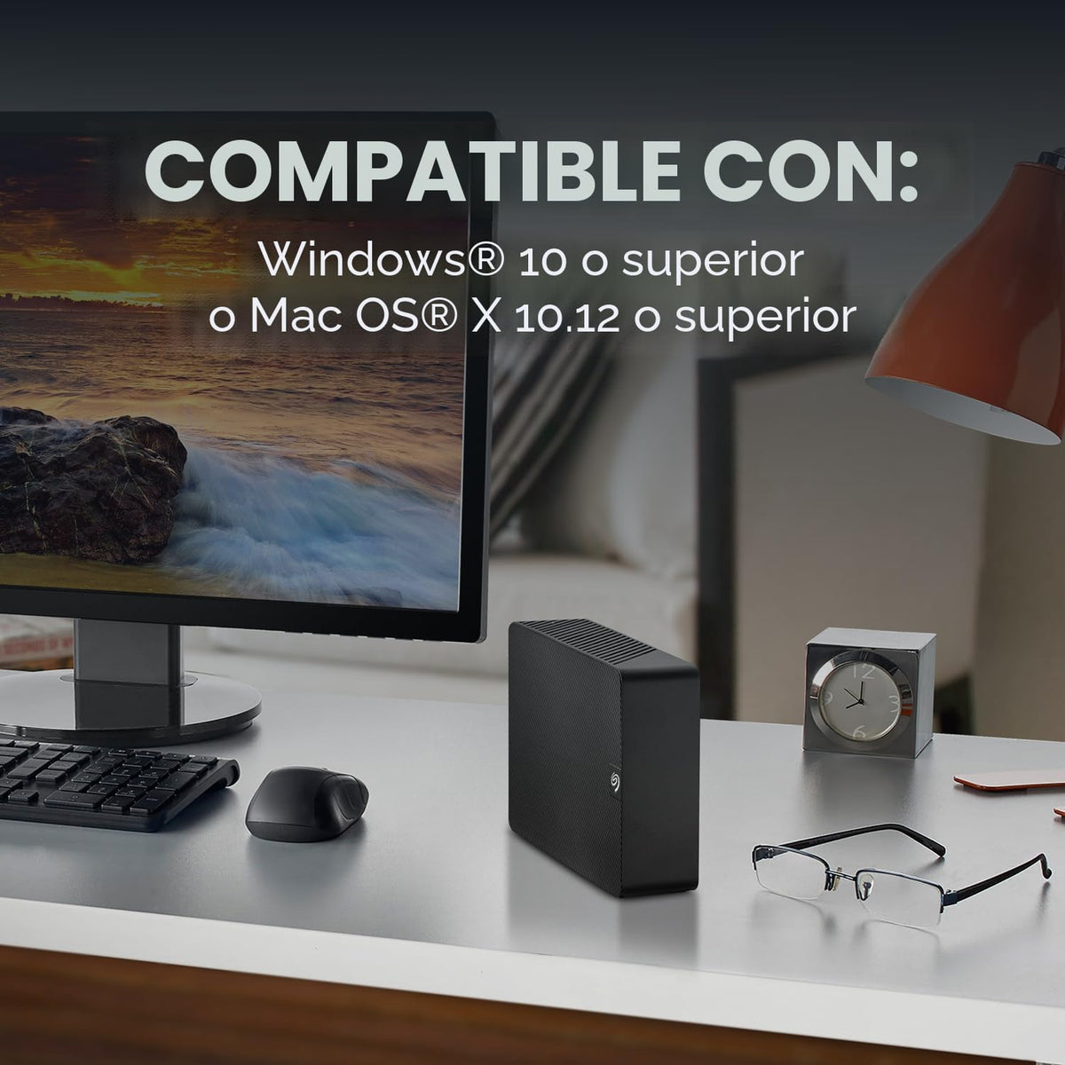 Seagate Expansion 8TB Disco duro externo HDD - USB 3.0, con servici...