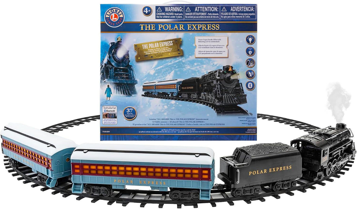 Lionel The Polar Express - Juego de tren a batería para niños a partir de 4 años