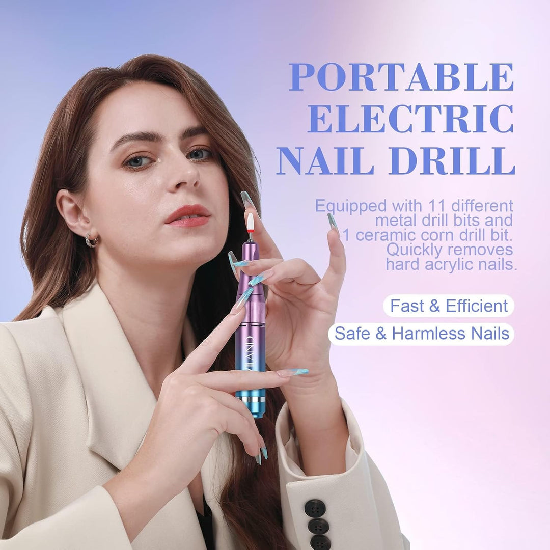 SAVILAND Taladro de uñas eléctrico: Taladro de uñas profesional de...